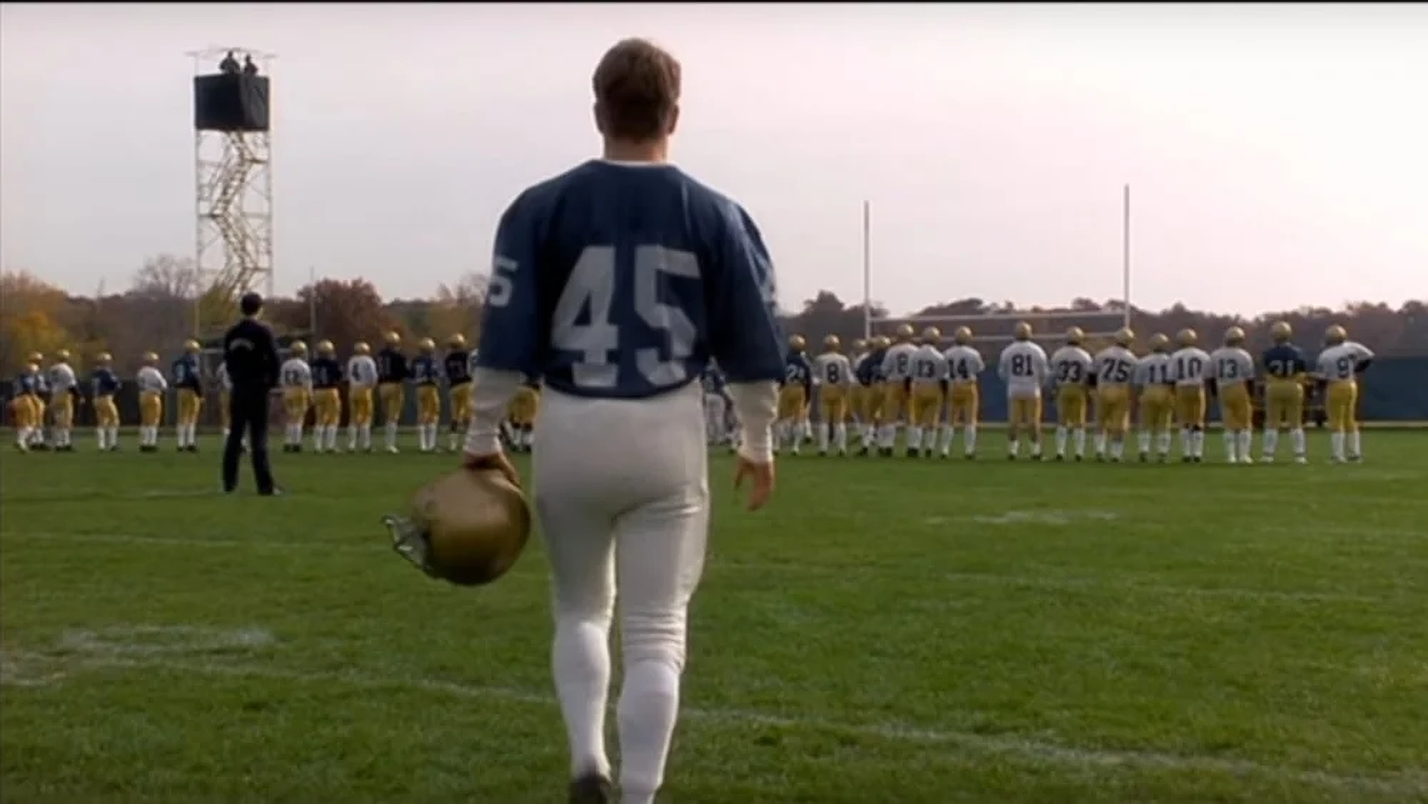 Still frame from the movie 'Rudy'