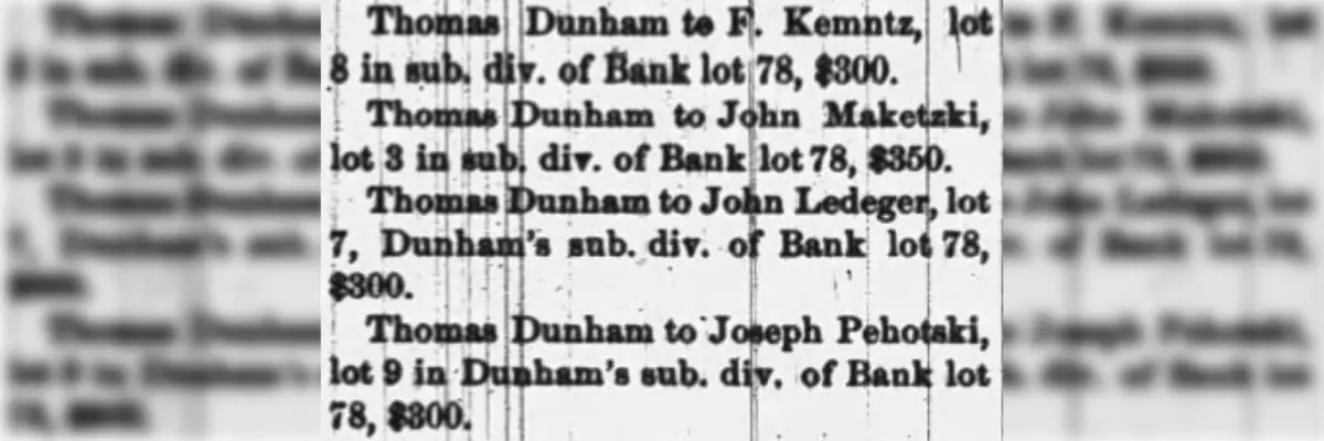 Clipping from The South Bend Weekly Tribune; March 29, 1873
