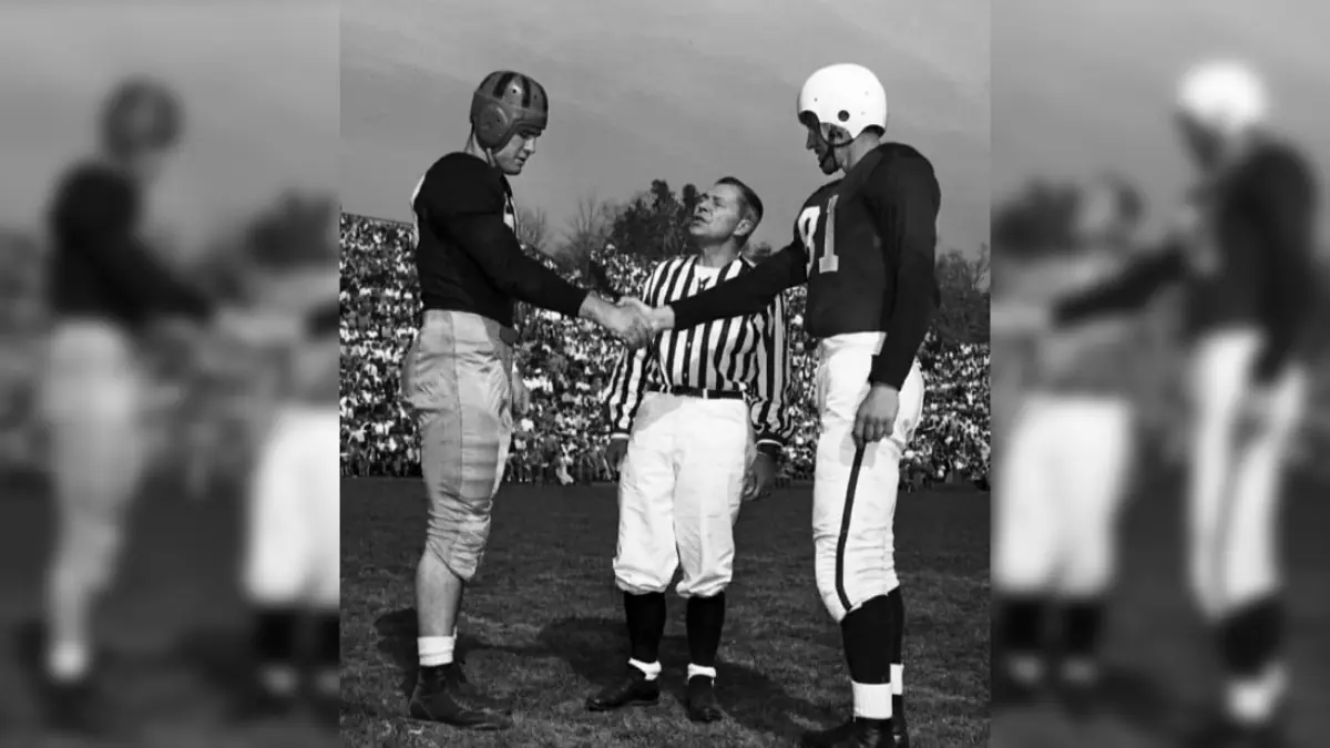 Photo from the 1950 IU — Notre Dame Football Game